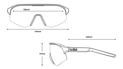 Bolle Lightshifter (Yellow/Volt+ Gun) Cycling Glasses - Image 3