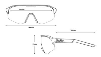 Bolle Lightshifter XL (Titanium/Ultraviolet) Cycling Glasses - Image 5