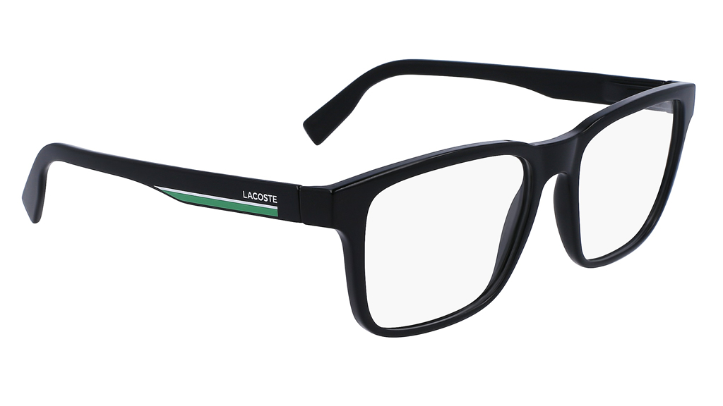 Lacoste 2024 black glasses